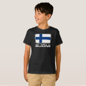 Suomiの旗 Tシャツ (正面フル)