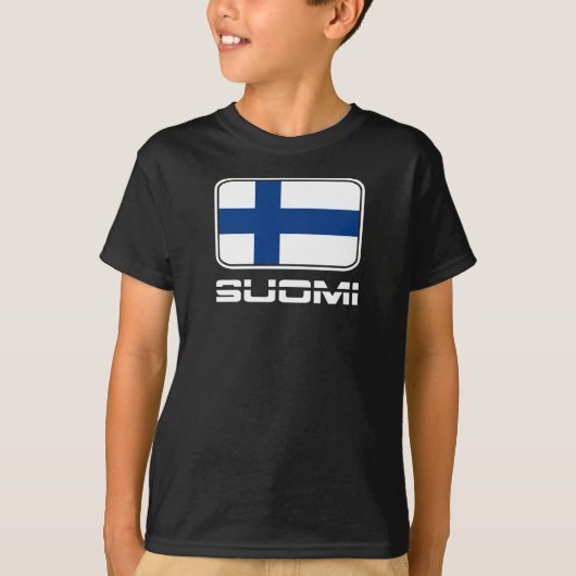 Suomiの旗 Tシャツ (正面)