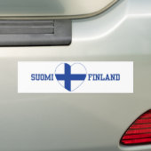 SUOMIフィンランドのカスタムのバンパーステッカー バンパーステッカー (車上)