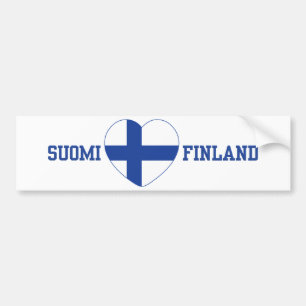 SUOMIフィンランドのカスタムのバンパーステッカー バンパーステッカー