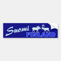 Suomiフィンランドのバンパーステッカー