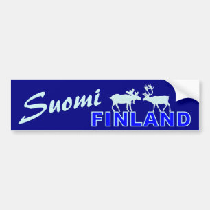 Suomiフィンランドのバンパーステッカー バンパーステッカー