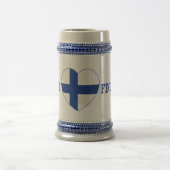 SUOMIフィンランドカスタムマグ – 選択スタイル&カラー ビールジョッキ (中央)