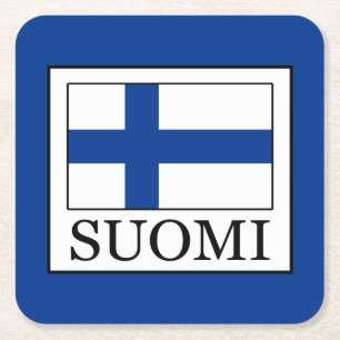 Suomi スクエアペーパーコースター