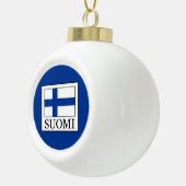 Suomi セラミックボールオーナメント (右)