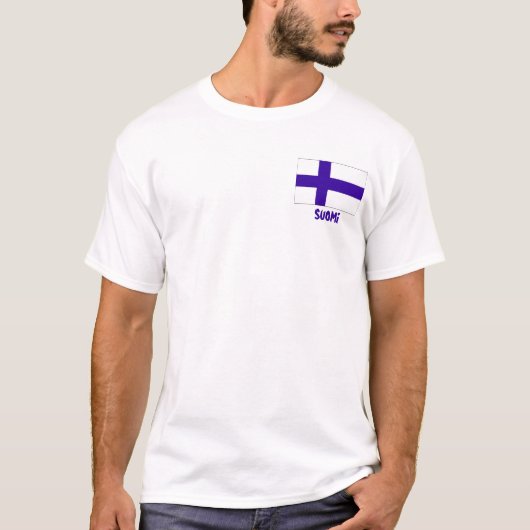 Suomi (フィンランド) tシャツ (正面)