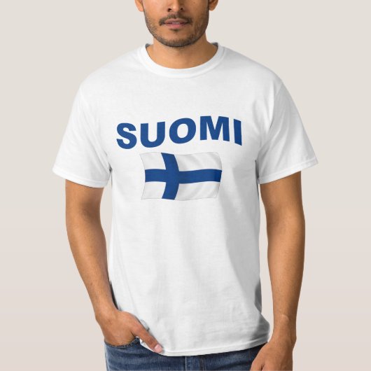 Suomi (フィンランド) tシャツ (正面)
