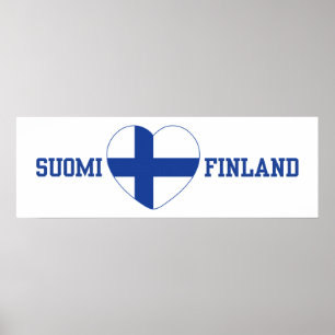 SUOMI FINLANDカスタムポスター ポスター