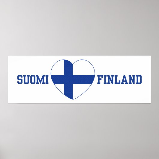 SUOMI FINLANDカスタムポスター ポスター (正面)