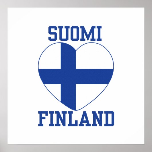 SUOMI FINLANDカスタムポスター ポスター (正面)