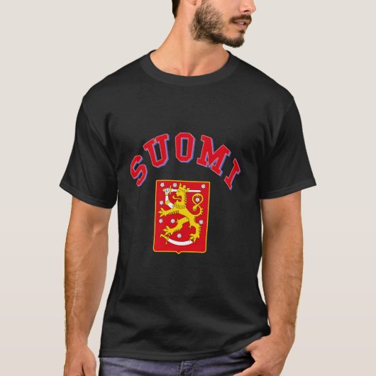 Suomi Finlandフィンランド旅行 Tシャツ (正面)