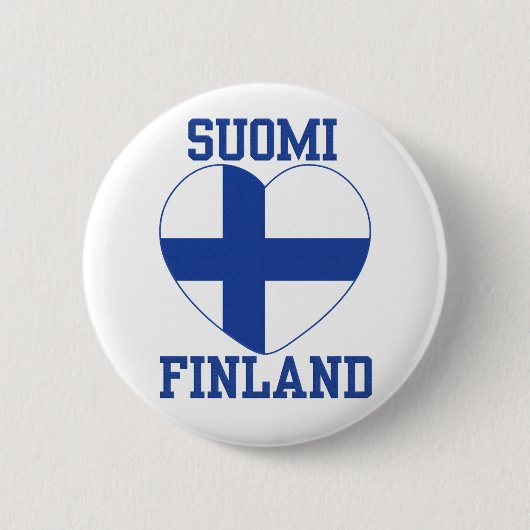 SUOMI FINLANDボタン 缶バッジ (正面)
