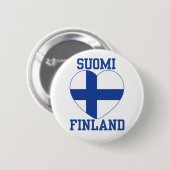 SUOMI FINLANDボタン 缶バッジ (正面&裏面)