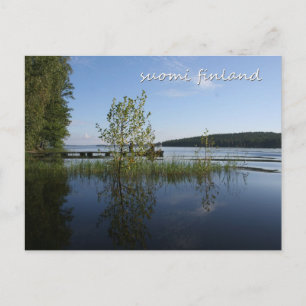 Suomi Finlandレイクサイド ポストカード