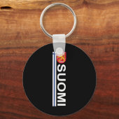 Suomi Soccer And Sport Print - Finnish National Pr キーホルダー (正面)