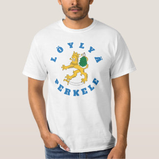 Suomileijona -サウナ- löylyäのperkele - t-paita tシャツ