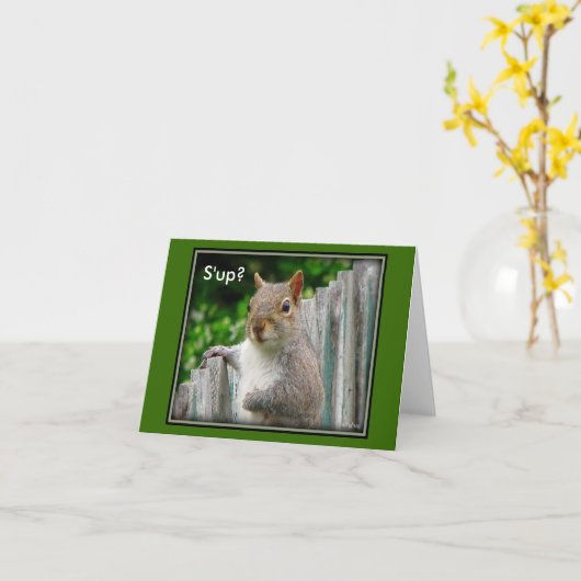 S'upか。- notecard カード (黄色い花)