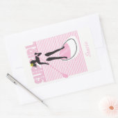 SUPガール 長方形シール (封筒)