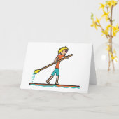 SUPスタンドアップパドルボード カード (黄色い花)