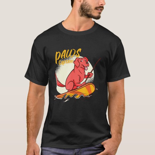 Supスタンドアップパドル犬 Tシャツ (正面)