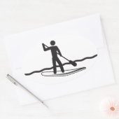 SUPステッカー 楕円形シール (封筒)