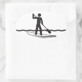 SUPステッカー 楕円形シール (バッグ)