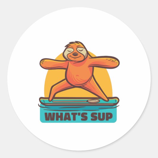 SUPスロッススタンドアップパドル ラウンドシール (正面)