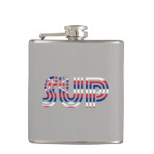 SUPハワイフラッグレトロ フラスク (正面)