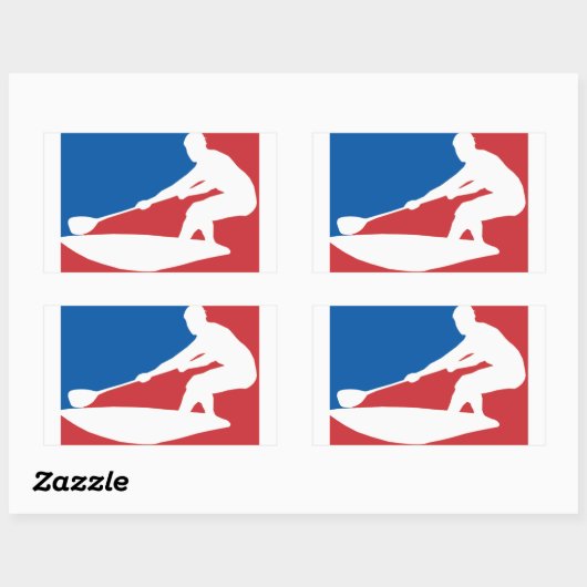 SUPロゴ 長方形シール (シート)