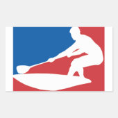 SUPロゴ 長方形シール (正面)