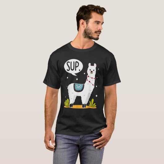 Sup  Alpaca Costume Llamas  Llama Tシャツ (正面フル)