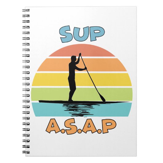 SUP ASAPスタンドアップパドル ノートブック (正面)