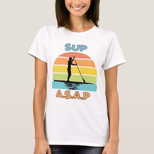 SUP ASAPスタンドアップパドル Tシャツ (正面)