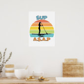 SUP ASAP Stand Up Paddling ポスター (キッチン)