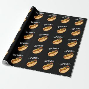 Sup DawgホットドッグおもしろいプンダークBG ラッピングペーパー