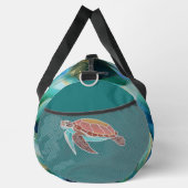 SUP Girl Personalized Tropical Sea Friends ダッフルバッグ (右)