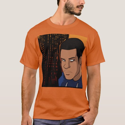 Supaのクールな人を特色にすることを妨げるブロック Tシャツ (正面)