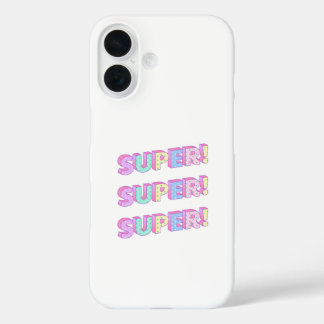 「SUPER」と入ったiPhoneケース iPhone 16ケース