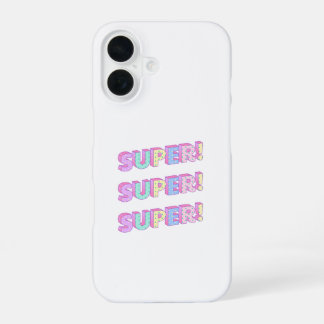 「SUPER」と入ったiPhoneケース iPhone 16ケース
