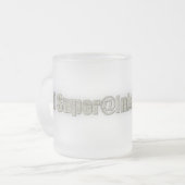 SUPER@ フロストグラスマグカップ (正面左)