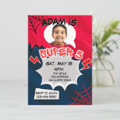 Super 5 Red Black Web Comic 5th Birthday  招待状 (スタンド正面)