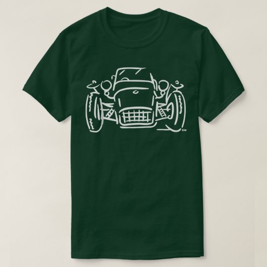 Super 7 Seven Caterham Racing  Tシャツ (デザイン正面)