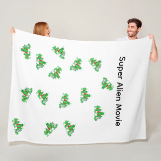 Super Alien Movie Full Character Blanket フリースブランケット