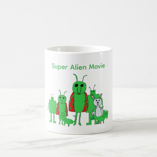 Super Alien Movie Full Character Coffee Mug コーヒーマグカップ (中央)