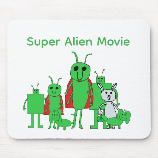 Super Alien Movie Full Character Mouse Pad マウスパッド (正面)