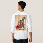 Super Bean Hero T-Shirt スウェットシャツ (裏面フル)