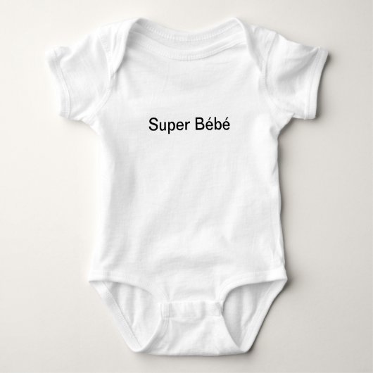 Super Bébé ベビーボディスーツ (正面)
