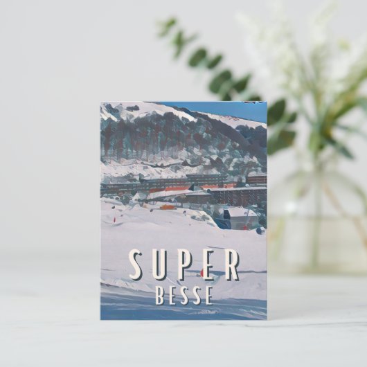 Super Besse Station de ski ポストカード (スタンド正面)