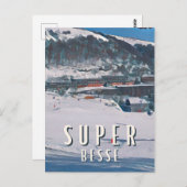 Super Besse Station de ski ポストカード (正面/裏面)