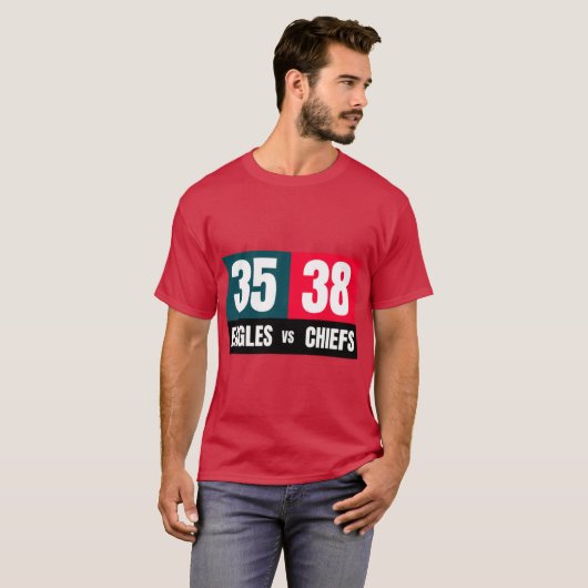 Super Bowl 57 Scoreboard Tシャツ (正面フル)